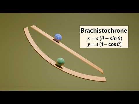 Brachistochrone Curve demonstration using Blender 5 and Python