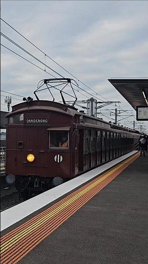 OLD & NEW! | The Red Rattler through the New Pakenham Station! - #trains