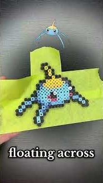 Day 283! Perler Bead Pokemon Sprite #283 Surskit!