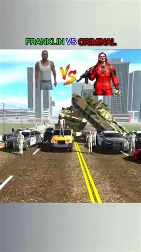 FRANKLIN VS RED CRIMINAL IN INDIAN BIKE DRIVE 3D 🤦 #indianbikedriving3d #shorts #gta