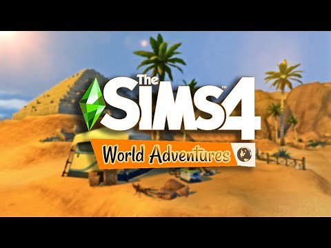 The Sims 4 - World Adventures || Sims 4 Egypt [Stop Motion] Speed Build #TripToEgypt