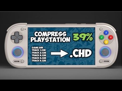 .CHD the ULTIMATE format! | Compress .bin .cue | PS1 / Saturn / Dreamcast