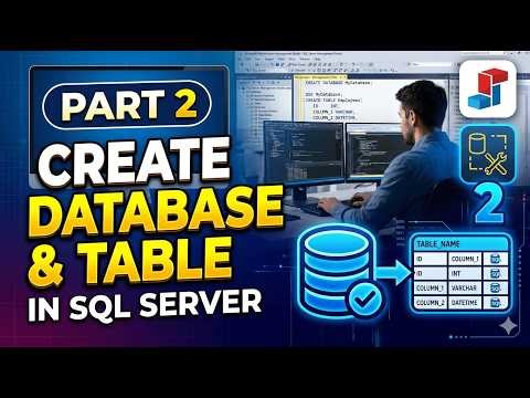 How to create databse in sql server part2(Urdu)