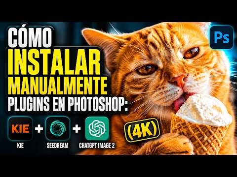 How to MANUALLY INSTALL Plugins in Photoshop: Kie, Seedream and ChatGPT Image 2 (4K)