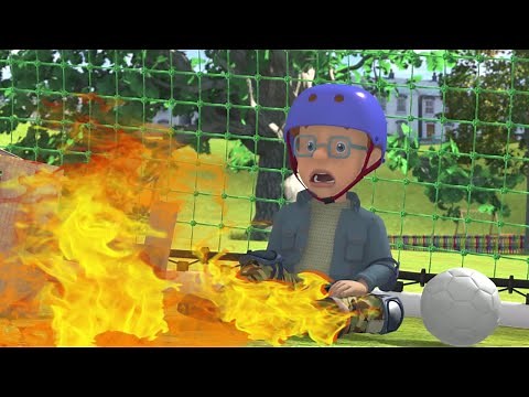Fire on the Football Field! 🔥 Fireman Sam | Safe with Sam: Fire | Safety Cartoons for Kids