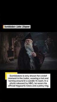 Harry Potter’ Drops Photos of HBO’s Snape, Draco Malfoy, Dumbledore, McGonagall #celebritynews