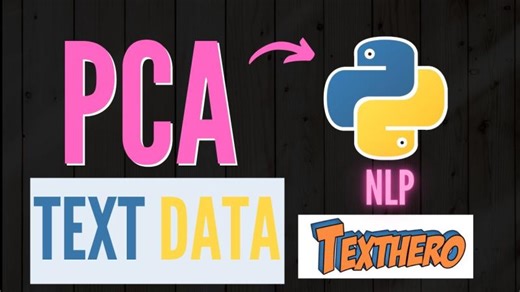 PCA on Text Data | Principal Component Analysis for NLP using TextHero in Python Tutorial | Jeff Li