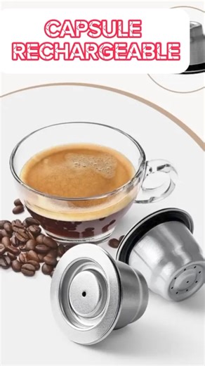 Capsule rechargeable en inox #senseo #dolce #gusto #nespresso | Likiday - Utilitaire