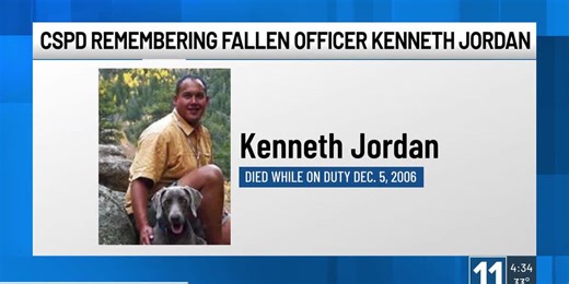 CSPD remembering fallen officer Kenneth Jordan