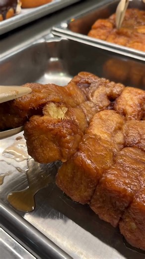 Breakfast dreams come true at Shady Maple 🍳🥓✨ 🔥 Hot & steaming classics: fluffy eggs, crispy bacon, golden hash browns. 🥯 Fresh-baked sticky buns, melt-in-your-mouth donuts & pastries galore. 🍓 Bright, juicy fruit for the perfect finish. Come hungry. Leave happy. #ShadyMaple #BreakfastGoals #LancasterPA #FoodieFinds” | Shady Maple Smorgasbord