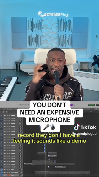 Your mic isn’t the problem. Your workflow is. Our OFFICIAL Recording Template is 50% off this week — link in bio. #soundplug #logicprox #flstudio #producertok #vocals