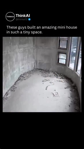 ThinkAI on Instagram: "Poll: Would you live in a ultra-small studio if it’s designed smartly? Options: 🏡 Yes, if it’s efficient | 🚫 No, I need space A tiny home under 150 sq ft can feel larger than it looks when every inch is engineered with intention. This micro-studio uses a floating bed above a mini-kitchen, a slim sofa by the sink, and tons of natural light to create a layout that somehow works. Some viewers love the Scandinavian minimalism and clever multifunctional design, while others q