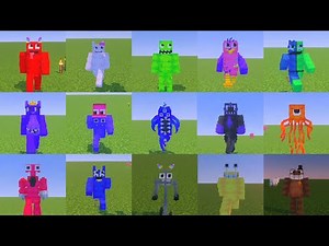 Garten of Banban on Minecraft - All Official Skins 🎮 Gameplay