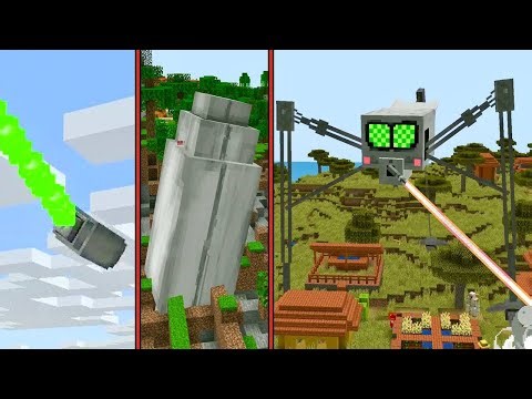 War of The Worlds Tripod Invasion - Martian Invasion Minecraft Mod