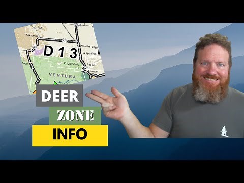 California D13 Deer Hunting Opportunities