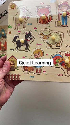 Wooden Peg Puzzle Set for Early Learning