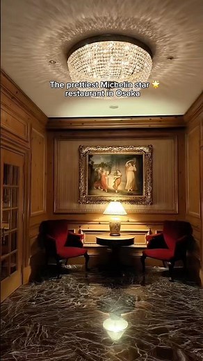 The prettiest Michelin star restaurant in Osaka ❤️🌟