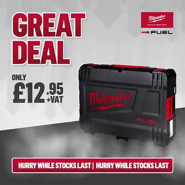 Keep your tools protected and safe with the stackable Milwaukee FUEL™ HD Box 1 Universal Dynacase Box. Compatible with both FUEL and Gen4 ranges. Check it out while stock lasts. https://fal.cn/3Ax1g Milwaukee Tool | CEF | Facebook
