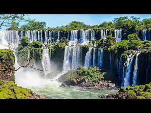 Relaxing music and magnificent landscapes seen by drone, soft/calm, joyful, instrumental music