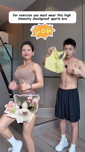 Happy Fitness time | Sagging during workouts? This front-zip high-intensity shockproof sports bra keeps everything locked in tight – better bounce control than... | Instagram