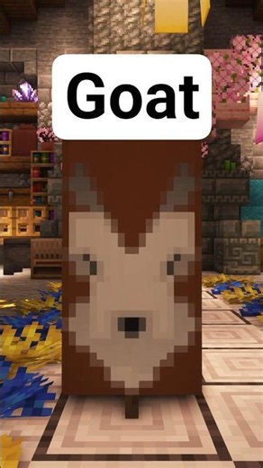 Cool Minecraft Banner 56 - Goat #minecraft #gaming #banner #minecraftshorts
