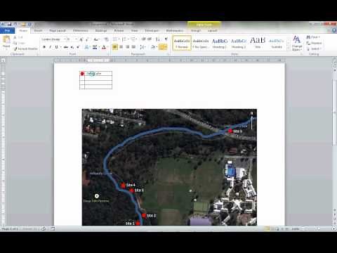 HOW TO | Create a Map Using Word | Part 3 | Inserting orientation and legend