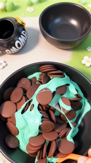 Food Videos on Instagram: "I'm making a batch of customer-ordered nut-free snowflake crisps! Lots of strawberries, Oreo strawberry flavor!"