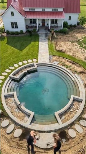 Building Wooden Log Cabin in Forest 🌲🤯 survival house step by step 19 #facts​ #amazingfacts​ #shorts