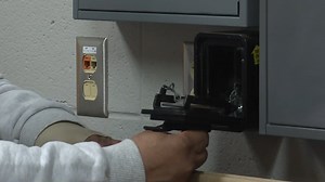 Knox Boxes at some businesses allow easy access for fire department when alarm goes off