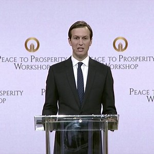 Jared Kushner speaks at U.S. Mideast peace plan conference in Bahrain: "For a moment, imagine a new reality in the Middle East." abcn.ws/2hFejwL | ABC World News Tonight with David Muir