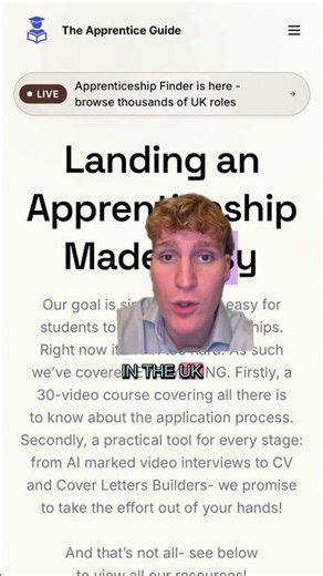 You can find all these roles on the apprentice guide website! #apprentice #apprenticeship