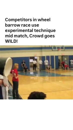 Interesting pedia on Instagram: "During a recent wheelbarrow race, one team stunned spectators by introducing an unexpected and unconventional twist midway through the event. Instead of sticking to the classic format, the "wheelbarrow" participant abruptly stood up and began running, while the "pusher" leapt onto their back. The crowd erupted with cheers as the duo's bold maneuver injected a surge of excitement into the race. Their daring improvisation broke away from tradition, captivating ever