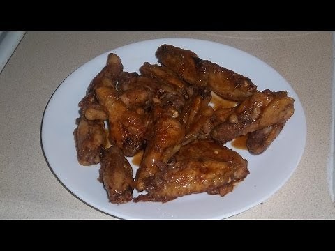 Frozen Chicken Wings Cooked in the Toaster Oven