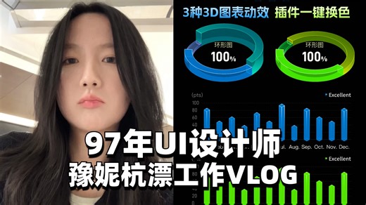 UIVlog💻3步拿捏3D图表动效！Figma AI一键生成图表，交付开发全流程