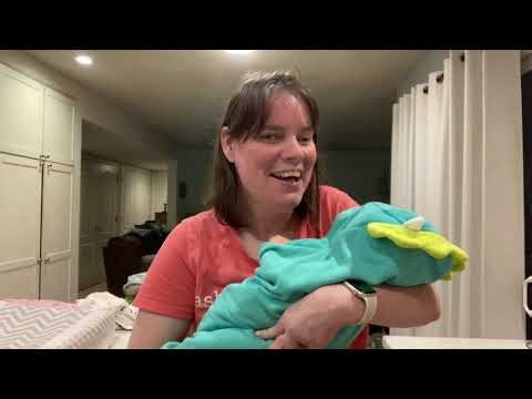 Baby Kelly’s bath routine