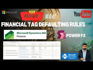 Financial Tag Defaulting Rules in Microsoft Dynamics 365 Finance and Operations