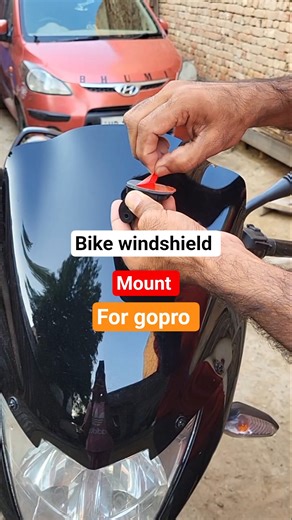 Mount Setup For Bike | Bike visor mount for gopro | fitspark dolphine 1.0 #shorts #viral