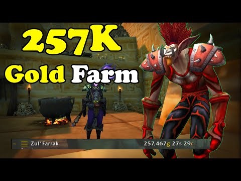 257K Gold Farm In WoW - Gold Making, Gold Farming