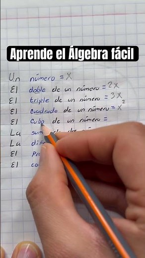 Aprende el Álgebra fácil✅👏