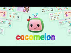 Cocomelon Theme PowerPoint Template with Animations | Inspired by ‪@CoComelon‬