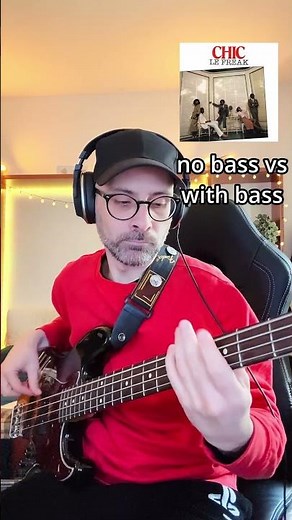 Le Freak without BASS? 😱 | The Power of the Groove! #shorts #basscover #bassline