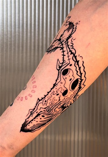 Unique Blue Whale Tattoo Design Inspiration