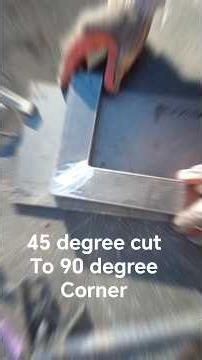 📐 DIY 45 degree CUT to 90 corner📐