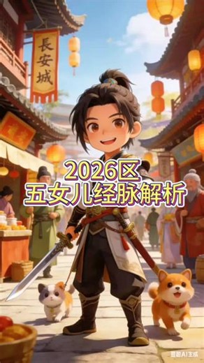 2026区，五女儿村经脉全面解析！#梦幻西游手游 #梦幻手游造梦计划 #梦幻手游五开