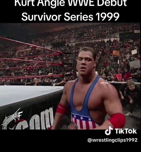 Kurt Angle makes his wwe debut against Shawn stasiak at the 1999 survivor series event #survivorseries #wwe #kurtangle #debut #1999