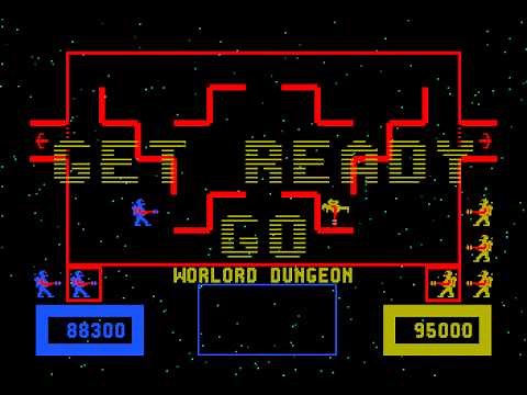 Arcade Game: Wizard of Wor (1980 Midway)