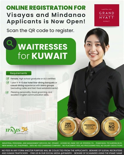 Grand Hyatt Kuwait - Waitresses