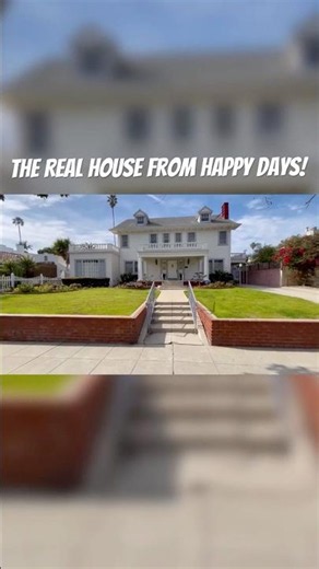 Happy Days House Then and Now Filming Locations #nostalgia #thenandnow #shorts