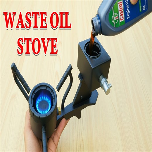 1.3M views · 23K reactions | Millions of people don't need gas ! DIY Waste Oil Heating Mini Stove 2in1 | Genius Hands DIY | Facebook
