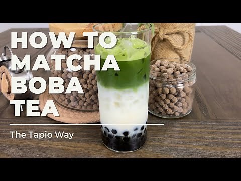 Making The Best Matcha Boba Tea By Tapio
